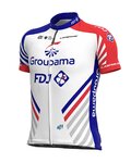 ALÉ Tricou de ciclism cu mânecă scurtă - GROUPAMA FDJ 2020 - albastru/roșu/alb