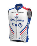 ALÉ Vestă de ciclism - GROUPAMA FDJ 2019 - albastru/alb/roșu