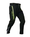 HAVEN Pantaloni de ciclism lungi fără bretele - RAINBRAIN - verde/negru