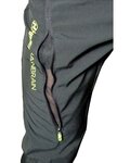 HAVEN Pantaloni de ciclism lungi fără bretele - RAINBRAIN - verde/negru