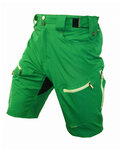 HAVEN Pantaloni scurți de ciclism fără bretele - NAVAHO SLIMFIT - verde