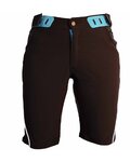 HAVEN Pantaloni scurți de ciclism fără bretele - SINGLETRAIL LADY - negru/albastru