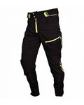 HAVEN Pantaloni de ciclism lungi fără bretele - SINGLETRAIL LONG - verde/negru