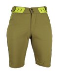 HAVEN Pantaloni scurți de ciclism fără bretele - SINGLETRAIL WMS - verde