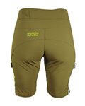 HAVEN Pantaloni scurți de ciclism fără bretele - SINGLETRAIL WMS - verde