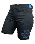 HAVEN Pantaloni scurți de ciclism fără bretele - AMAZON LADY - negru/albastru