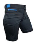 HAVEN Pantaloni scurți de ciclism fără bretele - AMAZON LADY - negru/albastru