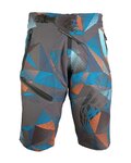 HAVEN Pantaloni scurți de ciclism fără bretele - ENERGIZER CRAZY - albastru