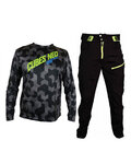 HAVEN Tricoul și pantalonii de ciclism MTB - CUBES NEO LONG II - negru