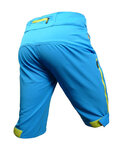 HAVEN Pantaloni scurți de ciclism fără bretele - SINGLETRAIL HMS - albastru