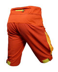 HAVEN Pantaloni scurți de ciclism fără bretele - SINGLETRAIL HMS - roșu