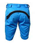 HAVEN Pantaloni scurți de ciclism fără bretele - NAVAHO SLIMFIT - portocaliu/albastru
