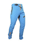HAVEN Pantaloni de ciclism lungi fără bretele - ENERGIZER LONG  - portocaliu/albastru