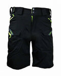 HAVEN Pantaloni scurți de ciclism fără bretele - CUBES BLACKIES - verde/negru