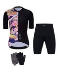 HOLOKOLO Mega set de ciclism - ESCAPE ELITE LADY - negru/multicolor