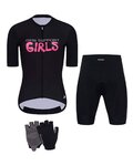HOLOKOLO Mega set de ciclism - SUPPORT ELITE LADY - negru