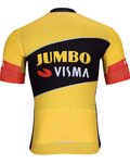 BONAVELO Tricou de ciclism cu mânecă scurtă - JUMBO-VISMA 2023 - galben/negru