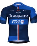 BONAVELO Tricoul și pantaloni scurți de ciclism - GROUPAMA FDJ 2025 - negru/albastru