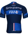 BONAVELO Tricoul și pantaloni scurți de ciclism - GROUPAMA FDJ 2025 - negru/albastru