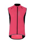 HOLOKOLO Vestă de ciclism - WIND/RAIN LADY - roz