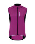 HOLOKOLO Vestă de ciclism - WIND/RAIN LADY - mov