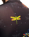 HOLOKOLO Tricou de ciclism cu mânecă scurtă - DRAGONFLIES ELITE - negru