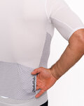 HOLOKOLO Tricou de ciclism cu mânecă scurtă - INFINITY - alb