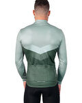 HOLOKOLO Tricou de cilism pentru iarnă cu mânecă lungă - ARROW WINTER - verde