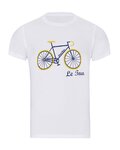 NU. BY HOLOKOLO Tricou de ciclism cu mânecă scurtă - LE TOUR LEMON II. - alb