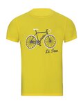 NU. BY HOLOKOLO Tricou de ciclism cu mânecă scurtă - LE TOUR LEMON II. - galben