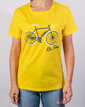 NU. BY HOLOKOLO Tricou de ciclism cu mânecă scurtă - LE TOUR LEMON II. - galben