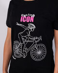 NU. BY HOLOKOLO Tricou de ciclism cu mânecă scurtă - ICON LADY  - negru