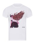NU. BY HOLOKOLO Tricou de ciclism cu mânecă scurtă - FREE LADY - alb