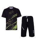 HOLOKOLO Tricoul și pantalonii de ciclism MTB - UNIVERSE MTB - negru/galben