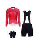 RIVANELLE Mega set de ciclism - VICTORIOUS - roșu/negru