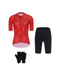 RIVANELLE Mega set de ciclism - METTLE LADY - roșu/negru
