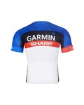 BONAVELO Tricoul și pantaloni scurți de ciclism - GARMIN SHARP - albastru/negru