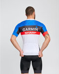 BONAVELO Tricoul și pantaloni scurți de ciclism - GARMIN SHARP - albastru/negru