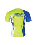 BONAVELO Mega set de ciclism - LIQUIGAS CANNONDALE - negru/verde/alb/albastru