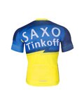 BONAVELO Tricoul și pantaloni scurți de ciclism - SAXO BANK TINKOFF - galben/albastru/negru