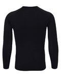 HOLOKOLO Tricou de ciclism cu mânecă lungă - WINTER BASE LAYER - negru