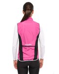 HOLOKOLO Vestă de ciclism - WIND/RAIN LADY - roz