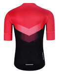 HOLOKOLO Tricoul și pantaloni scurți de ciclism - ARROW II - negru/roșu
