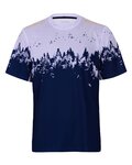 HOLOKOLO Tricou de ciclism cu mânecă scurtă - FREEDOM MTB - alb/albastru