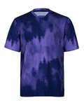 HOLOKOLO Tricou de ciclism cu mânecă scurtă - NIGHTFALL MTB - albastru/negru