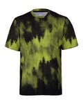 HOLOKOLO Tricou de ciclism cu mânecă scurtă - NIGHTFALL MTB - negru/galben
