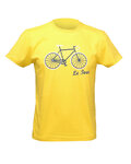 NU. BY HOLOKOLO Tricou de ciclism cu mânecă scurtă - LE TOUR LEMON - galben