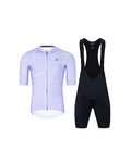 HOLOKOLO Tricoul și pantaloni scurți de ciclism - PASSION - albastru/mov