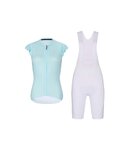 RIVANELLE Tricoul și pantaloni scurți de ciclism - FLAIR - albastru