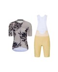 RIVANELLE Tricoul și pantaloni scurți de ciclism - BAROC - negru/bej